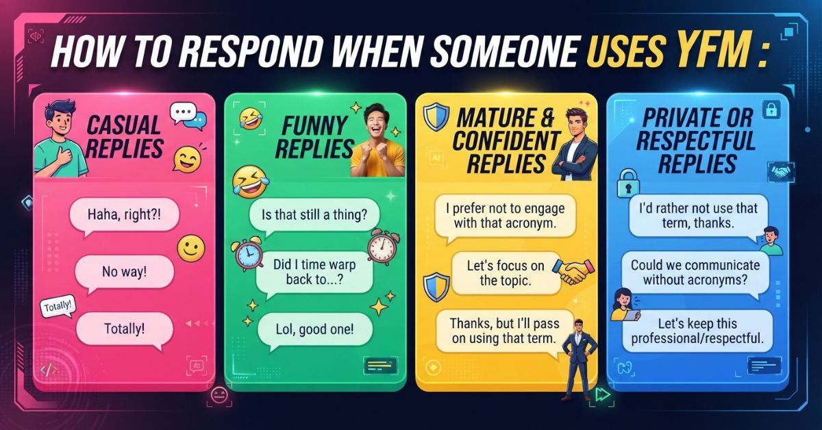 How to Respond When Someone Uses YFM