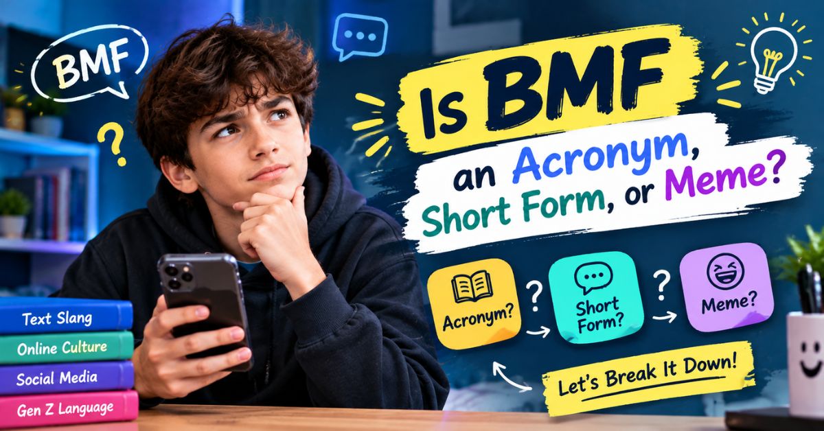 Is BMF an Acronym, Short Form, or Meme 