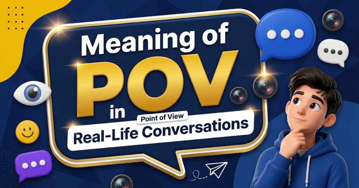 Meaning of POV in  Real-Life Conversations